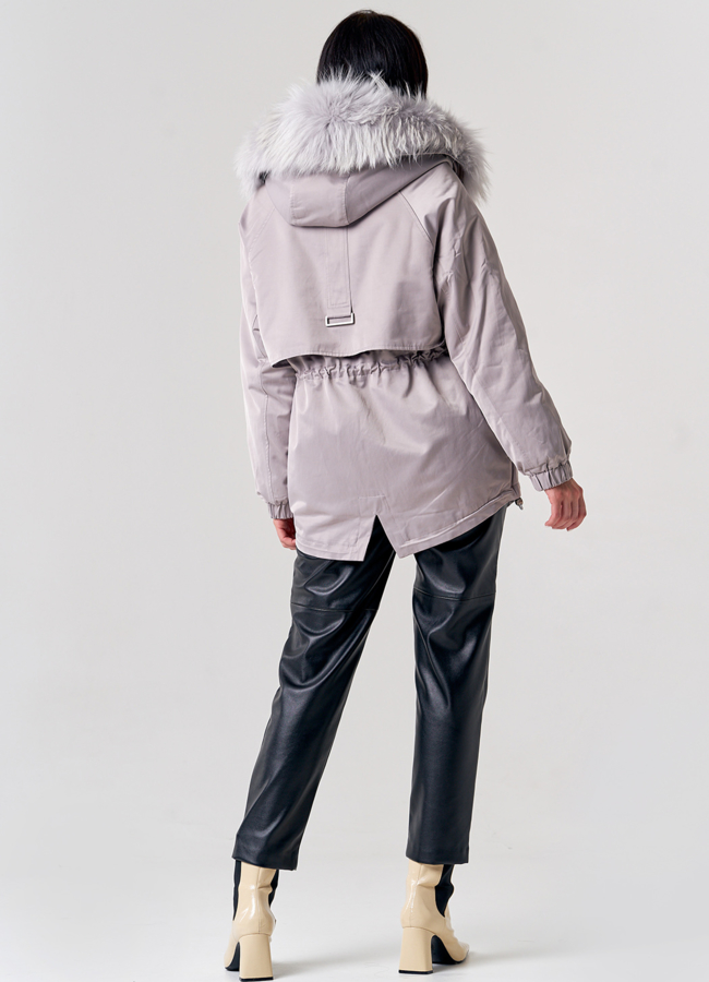 фото Женская парка оверсайз  модель № 21600