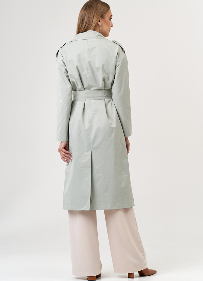 Классический двубортный тренч модель № 21260 в кредит