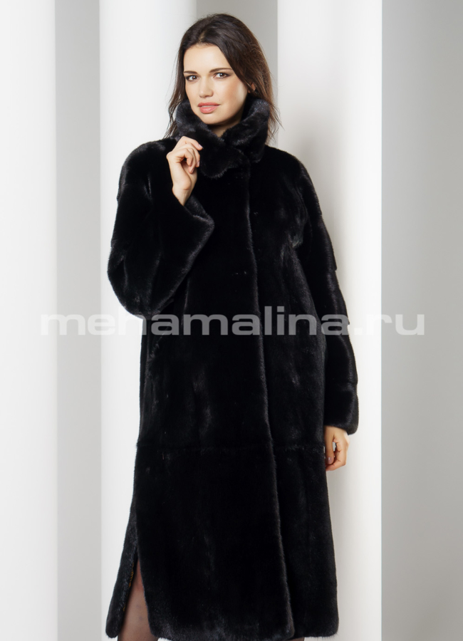 Норковая шуба  модель № S-647 универмаг малина