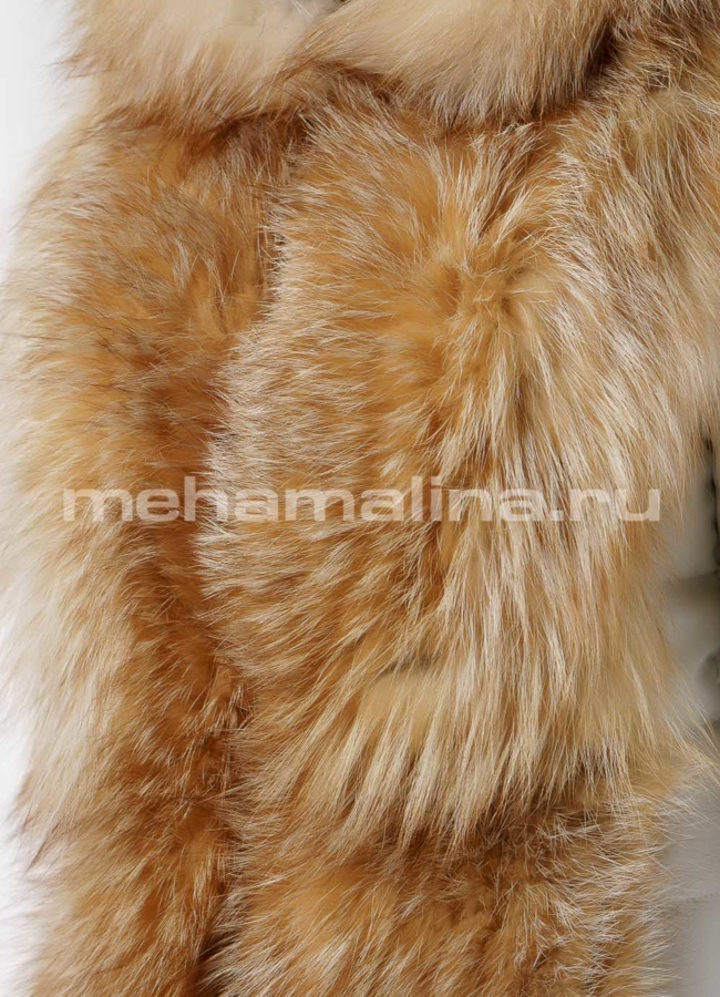 Белый пуховик модель № П-207/1 универмаг малина