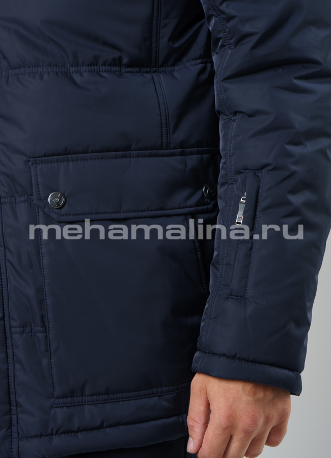 Куртка синего цвета модель № KM-33 универмаг малина