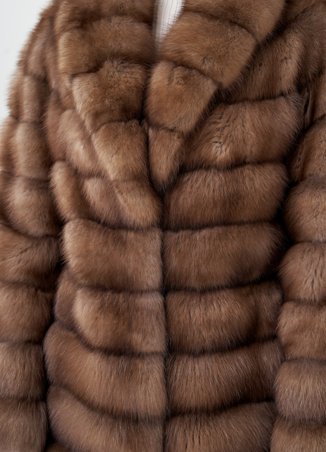 Шуба из куницы  модель № 24433 в кредит