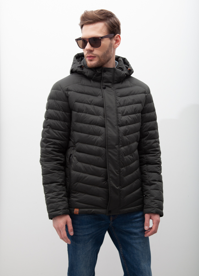 Куртка мужская  с капюшоном модель № 21013 в кредит