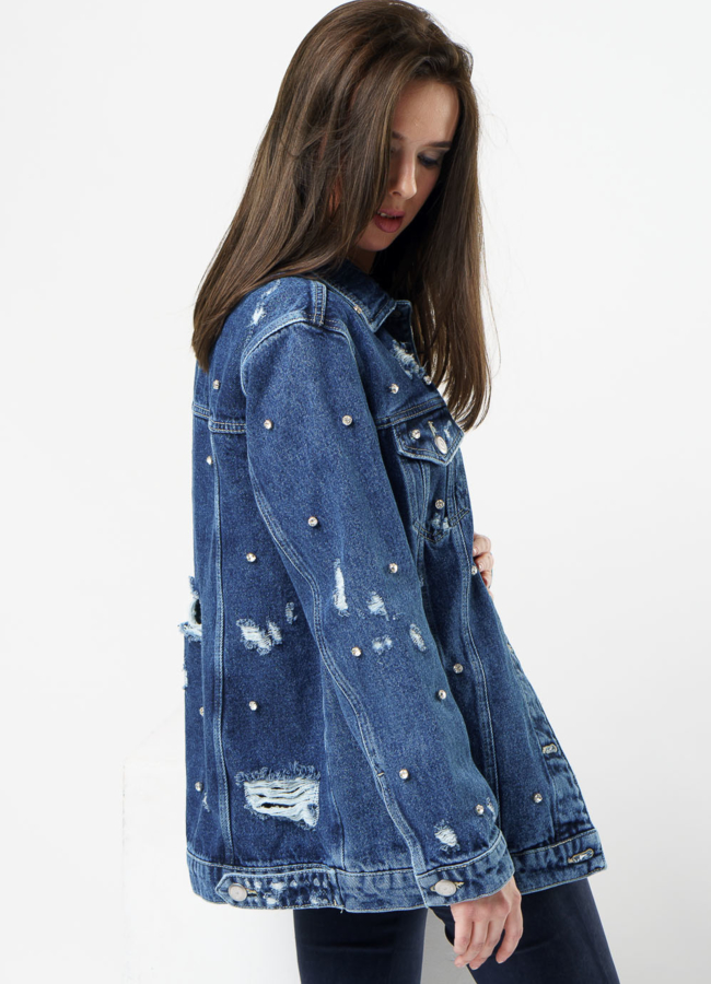 Куртка джинсовая  модель № 376-1 в кредит