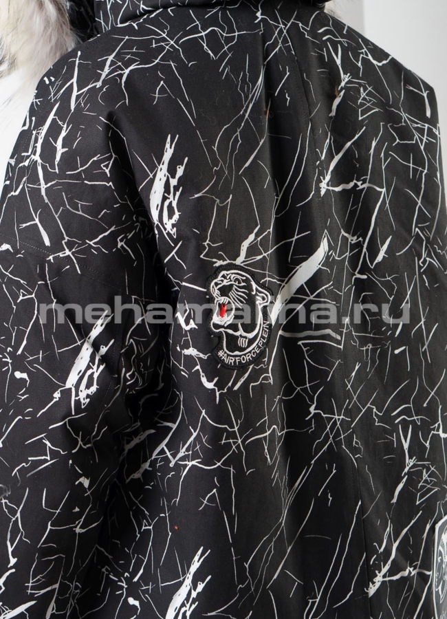 Парка меховая  модель № П-169 универмаг малина