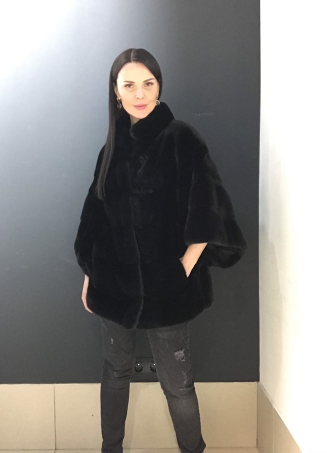 Меховая куртка Ego модель № S-750 меха малина