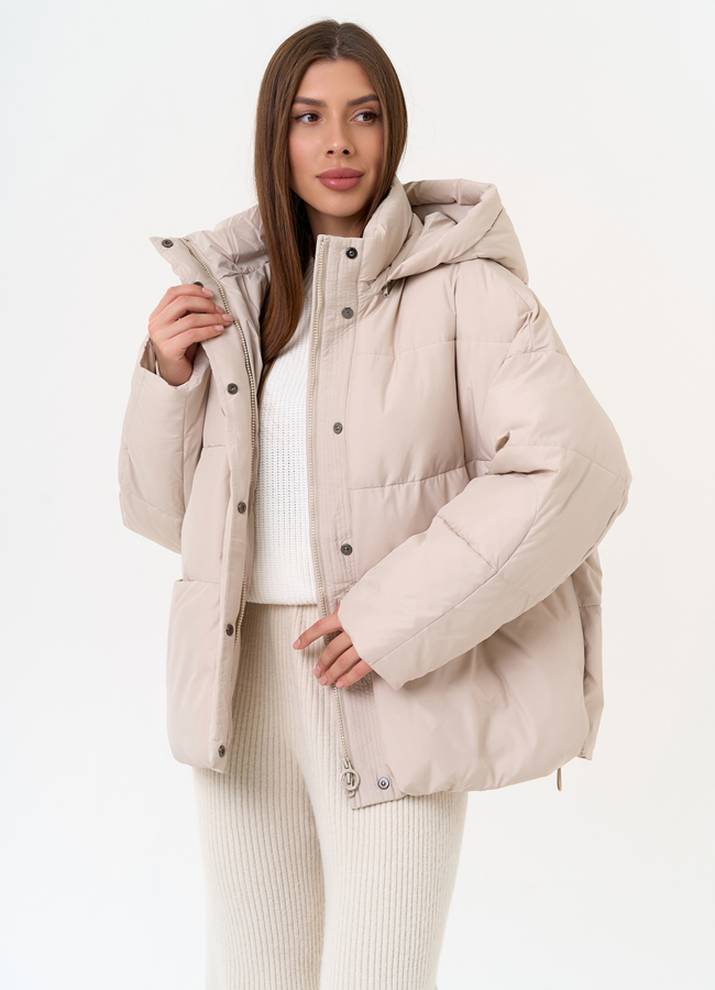 Женский короткий пуховик с капюшоном модель № 31587 универмаг малина Женский короткий пуховик с капюшоном модель № 31587 универмаг малина