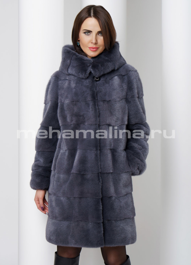 фото Шуба из скандинавской норки модель № S-510