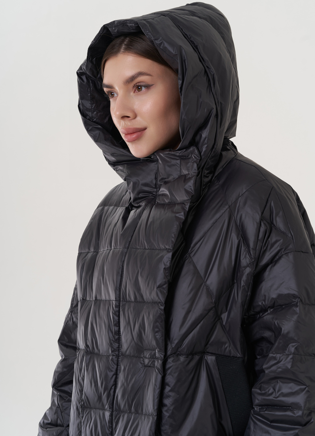 Куртка женская с капюшоном  модель № 25953 универмаг малина