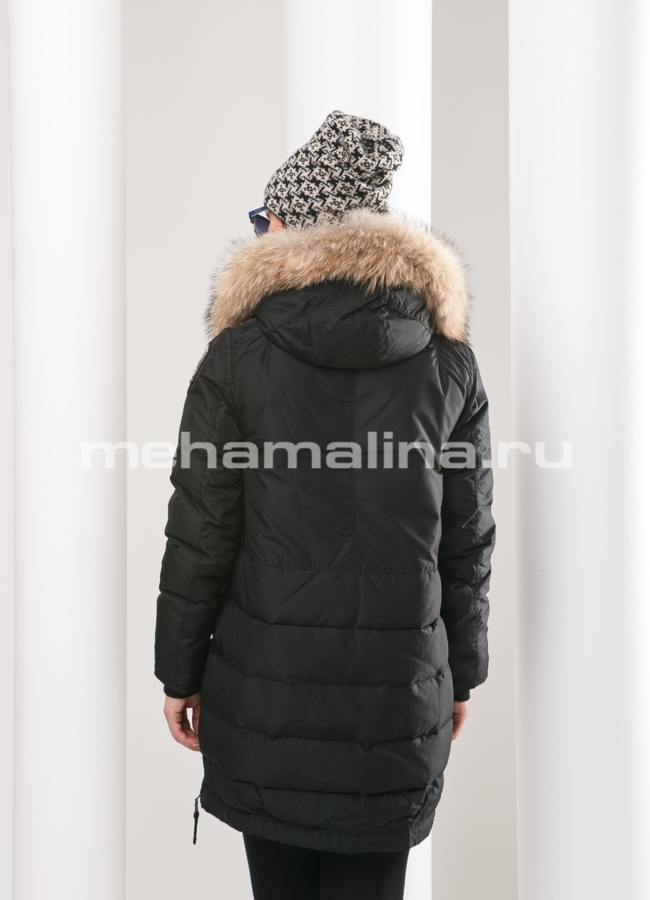 Пуховик с капюшоном модель № П-123 в кредит
