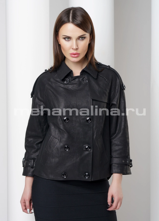 Куртка oversize модель № K-408 универмаг малина