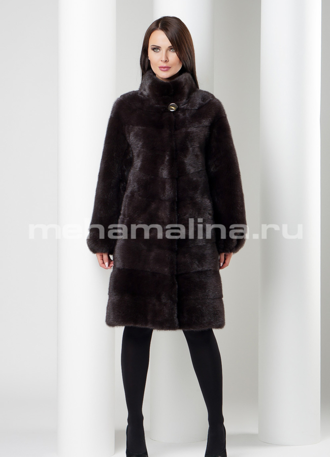 Шуба из норки модель № S-538 в рассрочку