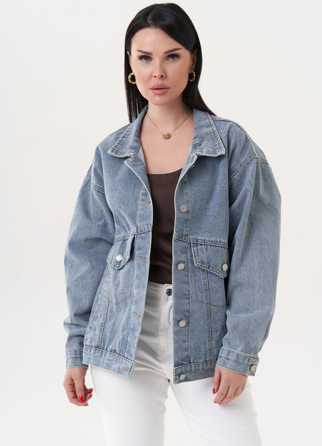 фото Женская джинсовая куртка  модель № 27250