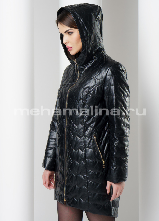 Утепленная куртка модель № K-425 универмаг малина