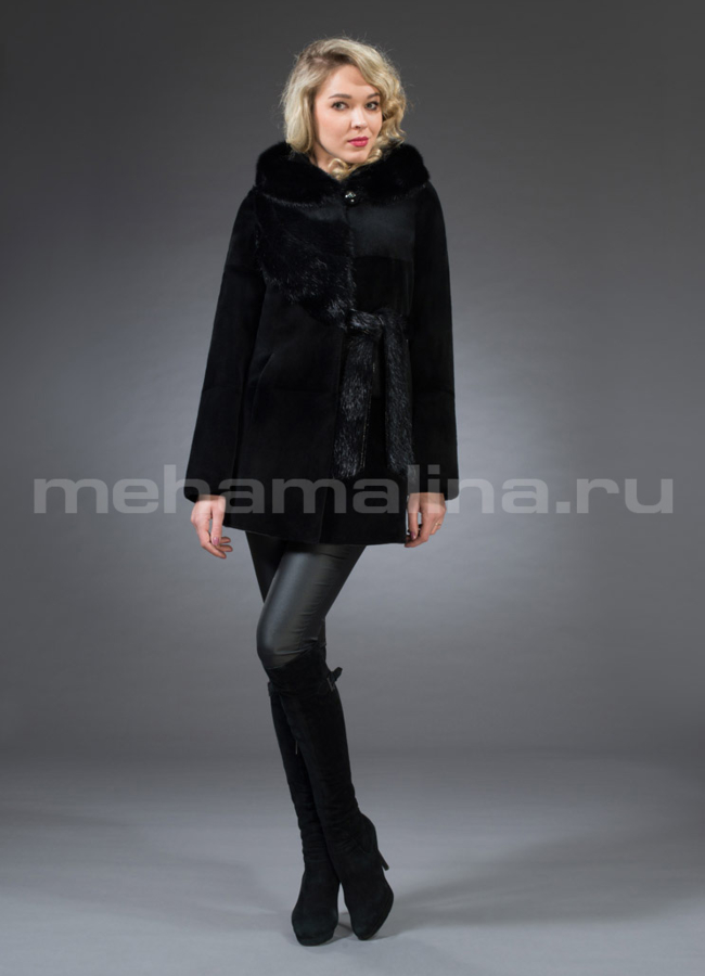 Шуба из нутрии 