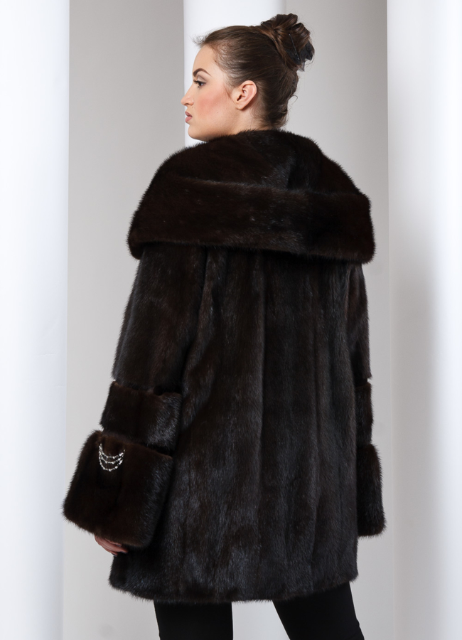 Шуба норка модель № S-13 в кредит