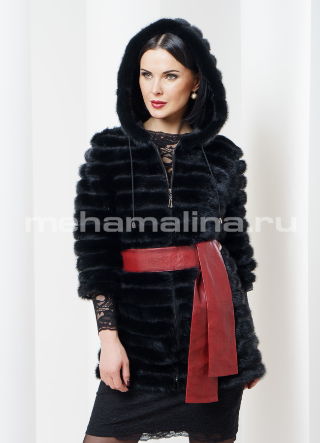фото Норковый жакет  модель № M-88
