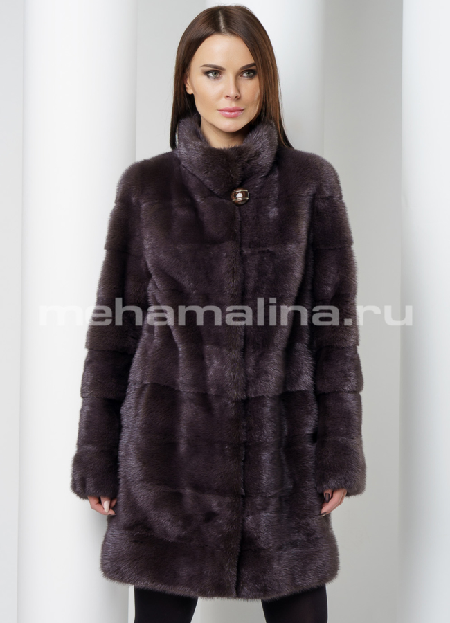 Норковая шуба модель № S-562 универмаг малина