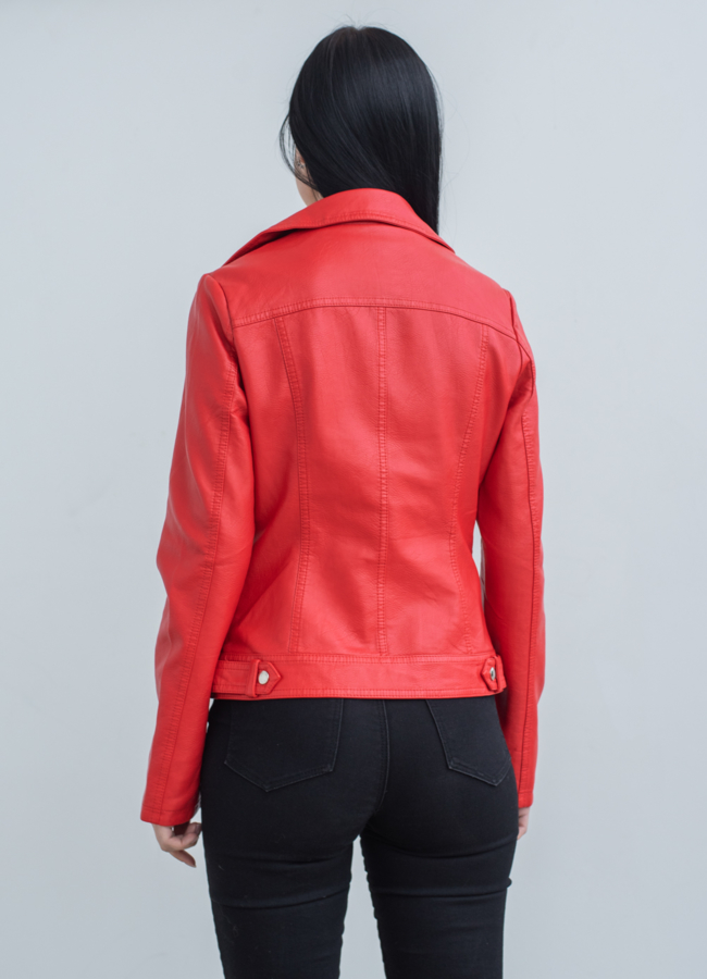 Женская куртка  из эко кожи  модель № 22864 универмаг малина