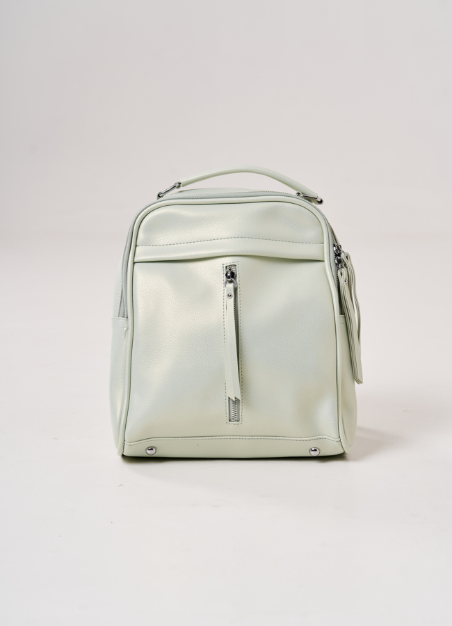 Рюкзак женский из эко кожи зеленого цвета модель № ZR 5816-3 универмаг малина