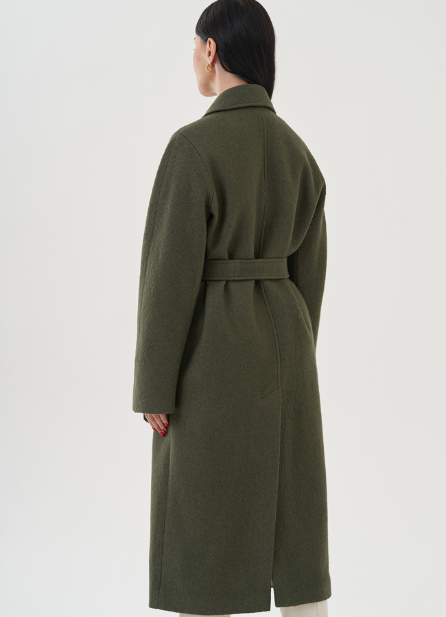 Пальто женское с английским воротником модель № 24758 универмаг малина