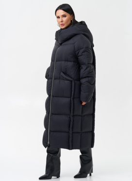 Женский пуховик с капюшоном 