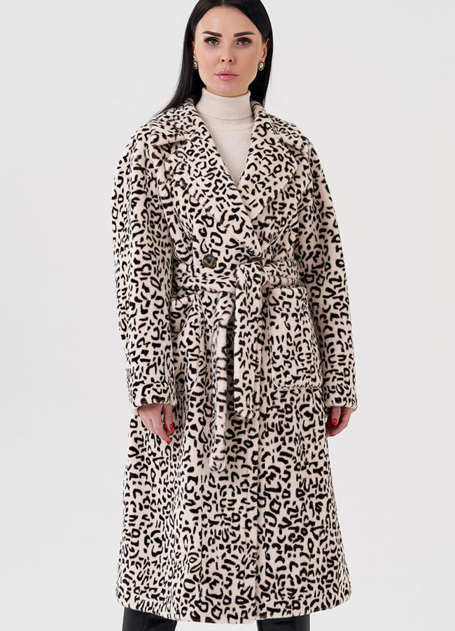 Женское пальто с английским воротником   модель № 24102 универмаг малина