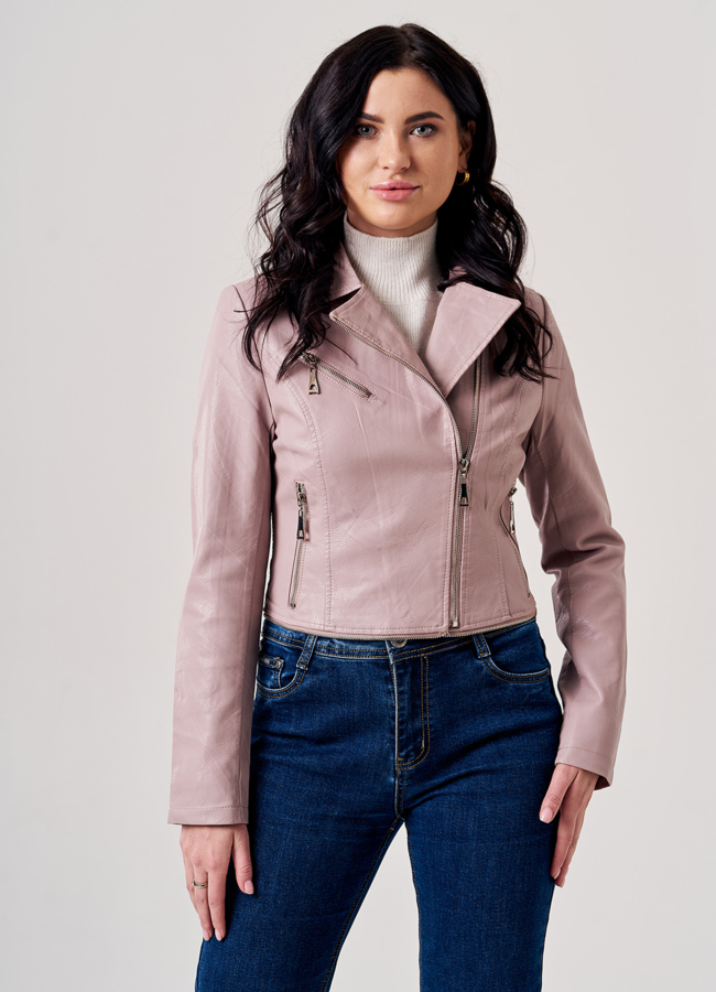 Куртка - трансформер из искусственной кожи модель № 20649 универмаг малина