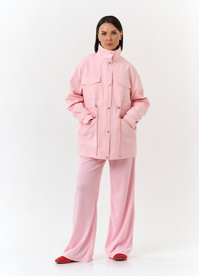 Женская ветровка с воротником стойкой модель № 33089 в кредит