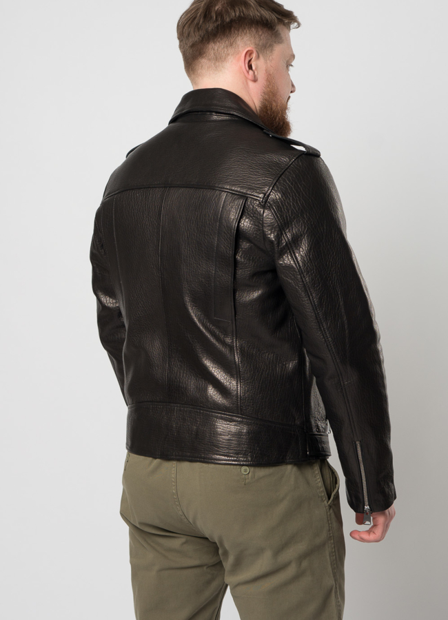 Мужская куртка из натуральной кожи модель № Е-49 в кредит