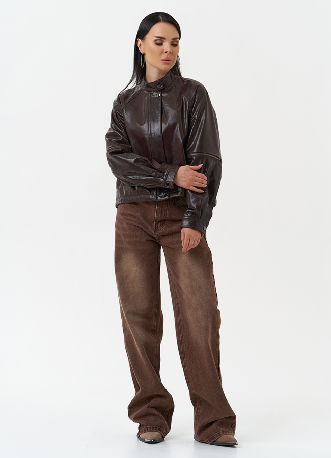 Куртка женская из натуральной кожи модель № 30362 в рассрочку