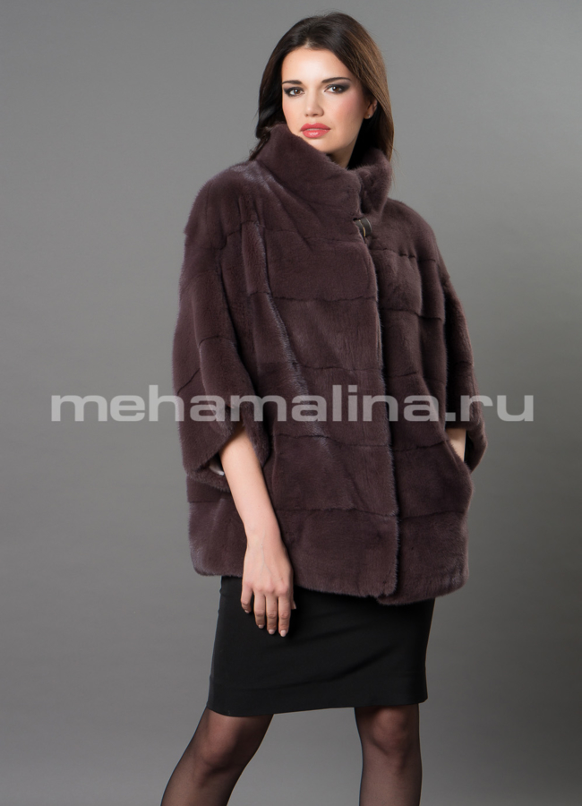 Норковая шуба модель № S-668 универмаг малина