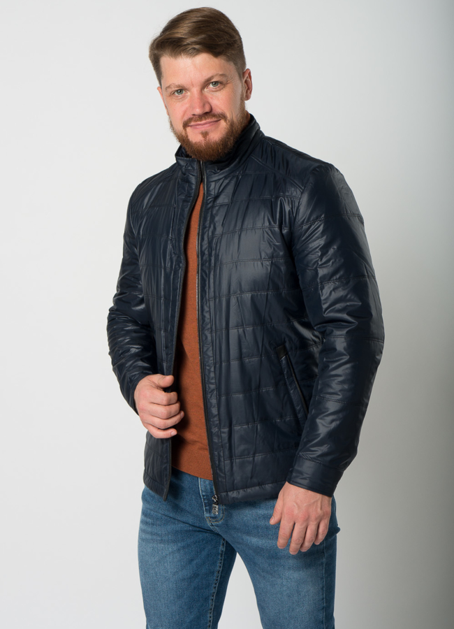 Мужская куртка с воротником стойкой модель № 21594 универмаг малина