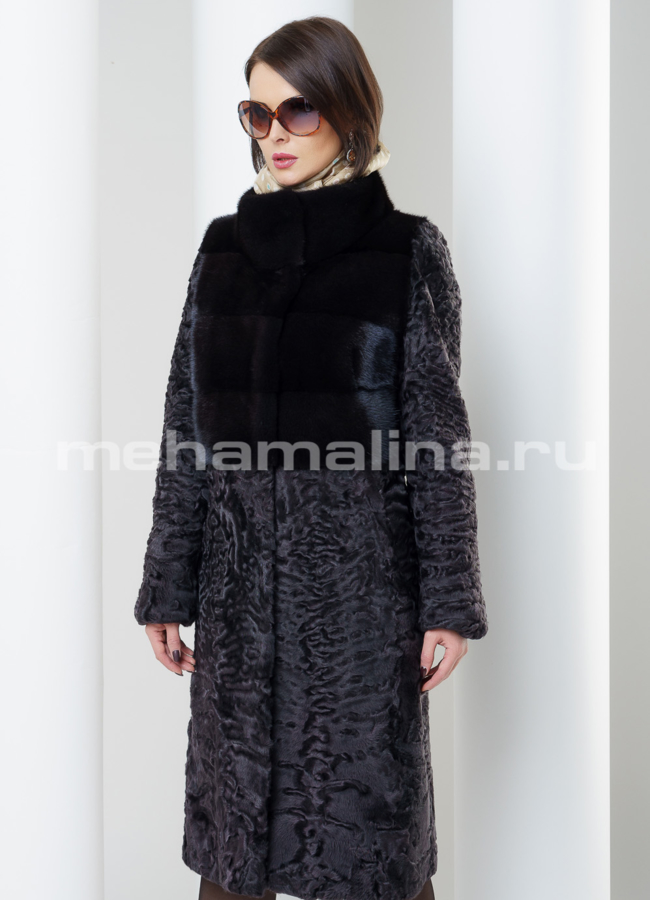 Шуба из каракуля модель № S-472 универмаг малина