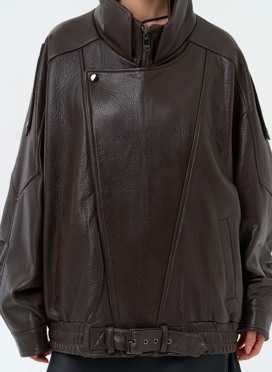 Женская куртка из натуральной кожи