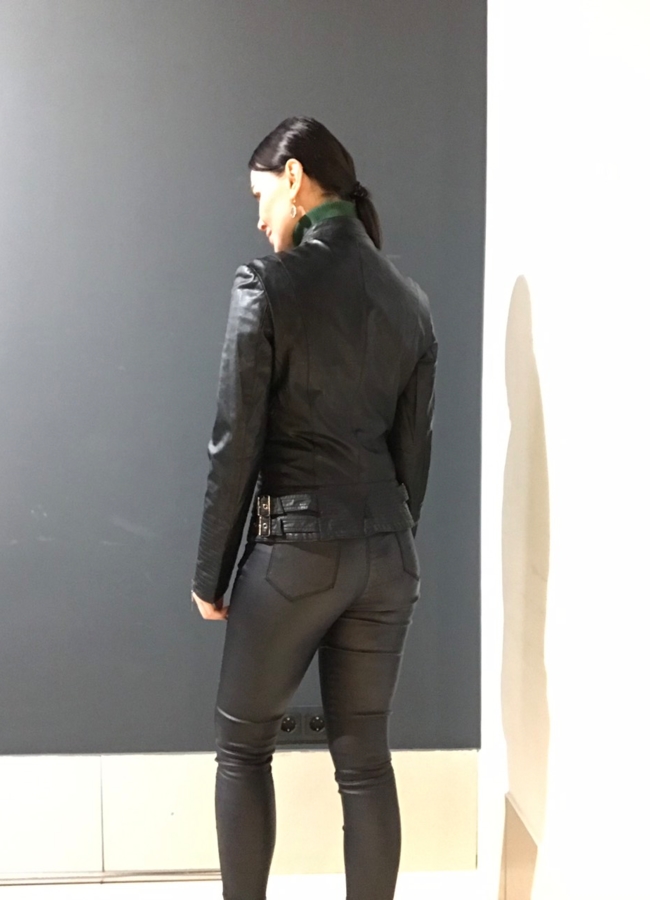 фото Куртка женская из эко кожи модель № 7975