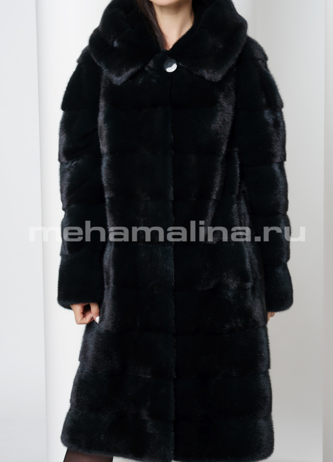 Норковая шуба  модель № S-697 универмаг малина