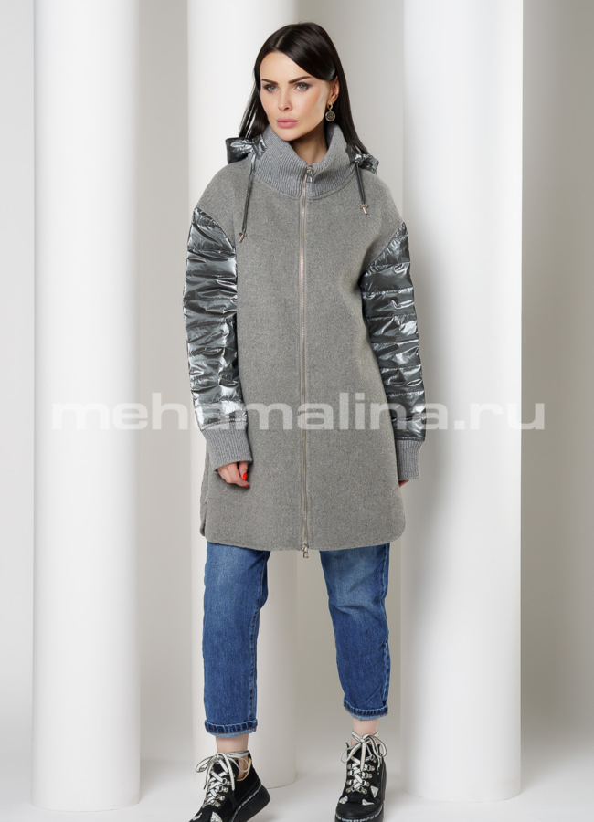 Пальто премиум DiegoM модель № DiegoM 406 в рассрочку