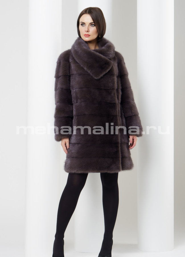 Норковая шуба модель № S-461 в рассрочку