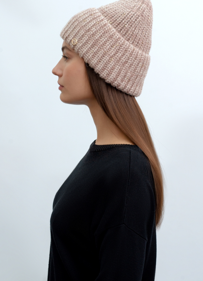 фото Шапка женская Marhatter в бежевом цвете модель № 12159/2