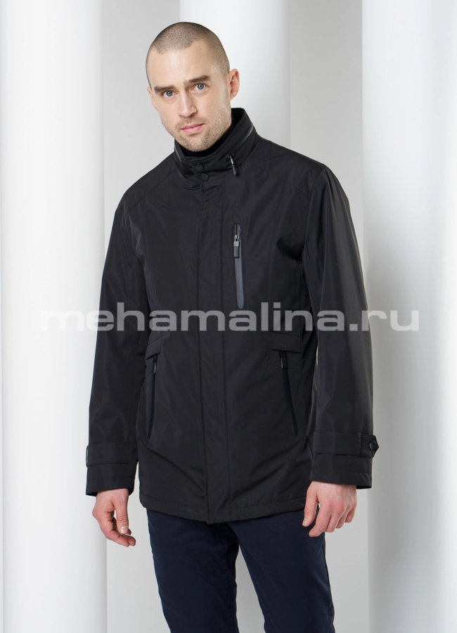 Куртка весенняя модель № KP-205 меха малина