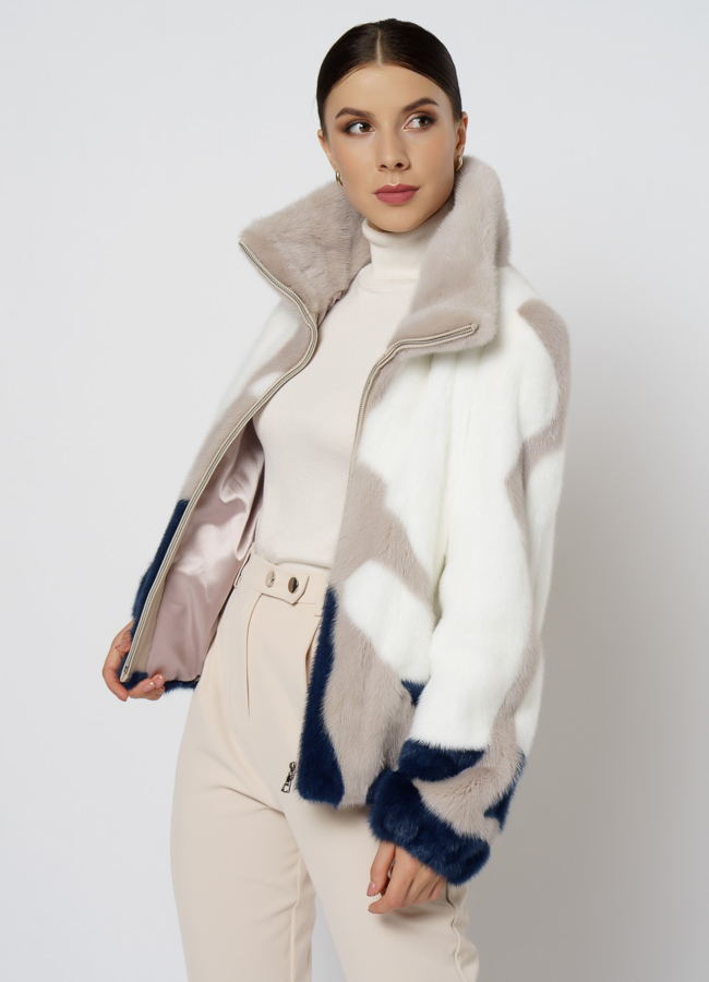 Куртка из норки модель № 1213 универмаг малина