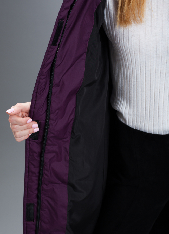 Пуховик женский на биопухе модель № П-314 в рассрочку