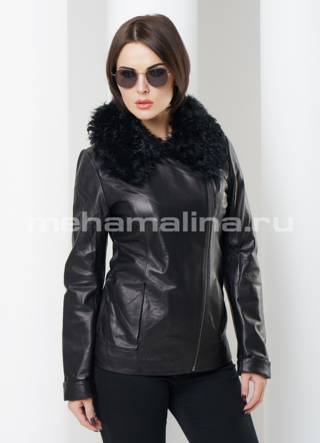 фото Кожаная куртка модель № K-317