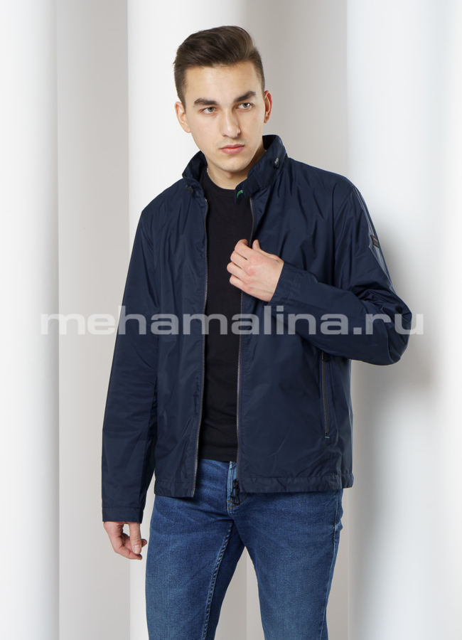 Куртка на молнии с воротником стойка модель № 5321 универмаг малина