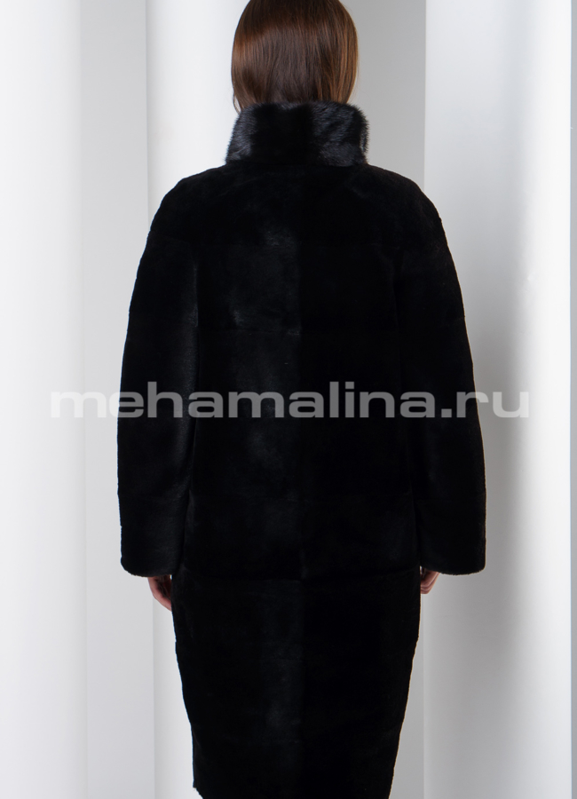 Шуба из нутрии 