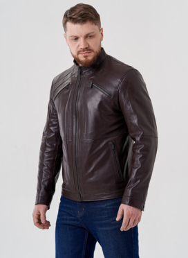 Мужская кожаная куртка 