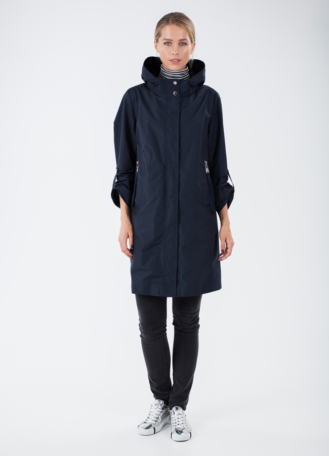 Весенняя куртка модель № 069 меха малина