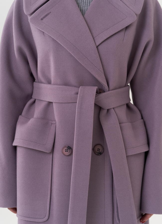 Пальто с английским воротником модель № 26842 универмаг малина