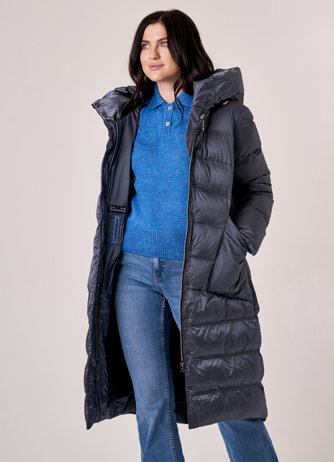 Зимняя женская куртка в сером цвете модель № 3159 универмаг малина